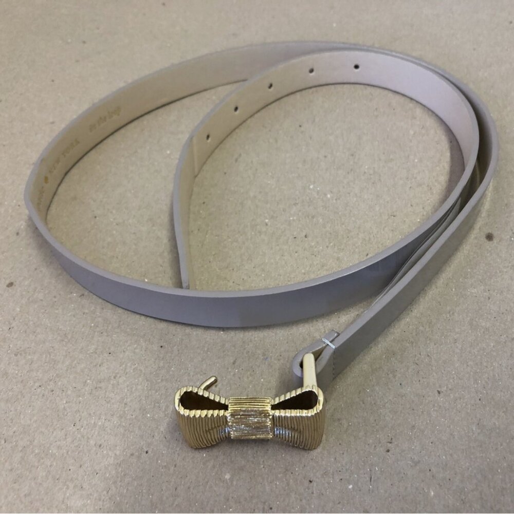NWOT Kate Spade Patent Leather Bow Belt In the Loop